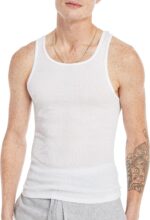 Hanes Men's Lightweight Cotton Moisture-Wicking Tank Undershirts (6 Pack) - Image 4