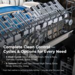 Kenmore 24" Built-In Dishwasher - UltraWash, SmartWash, Sani Rinse, SmartDry, and Leak Detection - 14 Place Settings - 57 DBA - ENERGY STAR Certified - White - Image 4