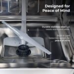 Kenmore 24" Built-In Dishwasher - UltraWash, SmartWash, Sani Rinse, SmartDry, and Leak Detection - 14 Place Settings - 57 DBA - ENERGY STAR Certified - White - Image 7