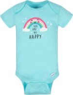 Gerber baby-girls 8-pack Short Sleeve Onesies Bodysuits - Image 4
