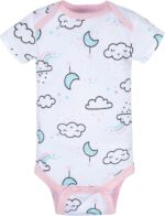 Gerber baby-girls 8-pack Short Sleeve Onesies Bodysuits - Image 5