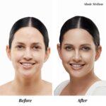 Jerome Alexander My Color Self-Adjusting Foundation, Hydrating & Lightweight Face Makeup, Skincare-Infused, with Kabuki Brush, Medium, 1 oz - Image 5