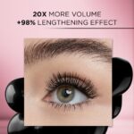 L'Oréal Paris Voluminous Mascara, Voluptuous Volume, Intense Length, Feathery Soft Lashes, No Flaking - Pack of 2 - Image 5