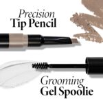LAURA GELLER NEW YORK Sculpt-n-Stay Waterproof Brow Pencil & Gel- Taupe - Image 5