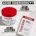 Thayers Blemish Clearing Acne Pads, Salicylic Acid Acne Treatment for Face, Pore Reducing, Exfoliating, and Soothing Skincare, Witch Hazel Toner Pads, 60 Ct - Image 8