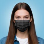 LEMENT 100 Pcs Disposable Face Masks, 3 Ply Face Masks Black Disposable Mask, (Disposable face mask) - Image 6