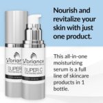 Vibriance Super C Serum for Mature Skin - All-in-One Vitamin Formula Hydrates, Firms, Lifts, Smooths, Targets Age Spots, Wrinkles, 1 fl oz - Image 3