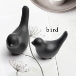 Notakia Small Birds Statues Home Decor Modern Style Decorative Ornaments for Living Room, Bedroom, Office Desktop, Cabinets (Black 2Pcs Birds) - Image 8