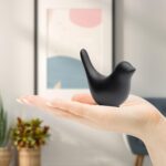 Notakia Small Birds Statues Home Decor Modern Style Decorative Ornaments for Living Room, Bedroom, Office Desktop, Cabinets (Black 2Pcs Birds) - Image 10