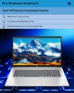 HP Business Touchscreen Laptop 17 inch, Intel Ultra 7 255U, Intel AI Boost (12 NPU TOPS), 64 GB DDR5, 2 TB SSD, 17.3" HD+ Touchscreen, Backlit Keyboard, Wi-Fi 6, Copilot, Windows 11 Pro, w/Accessories - Image 6