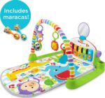 Fisher-Price Baby Playmat Deluxe Kick & Play Piano Gym for Learning & 2 Maracas Soft Rattles for Newborn to Toddler Play Ages 0+ Months - Image 4