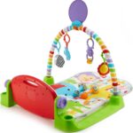 Fisher-Price Baby Playmat Deluxe Kick & Play Piano Gym for Learning & 2 Maracas Soft Rattles for Newborn to Toddler Play Ages 0+ Months - Image 5