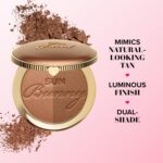 Too Faced Sun Bunny Bronzer | Buildable Luminous Glow for Sun-Kissed Finish + Cruelty Free, 0.28 Ounce - Image 5