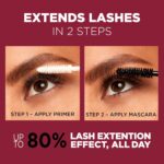 L'Oréal Paris Double Extend Beauty Tubes Lengthening Mascara, Blackest Black, 0.33 fl. oz. - Image 4