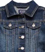 The Children's Place Baby Toddler Girls Basic Denim Jacket - Image 4