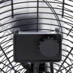 Amazon Basics 20" High Velocity Industrial Fan, Floor Fan, with 3 Speeds, Tilt Head, ETL-Listed Safety Compliance, Metal Housing/Blades, Ideal for Industrial/Commercial Space/Garage/Gym, 125W, Black - Image 5