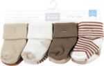 Hudson Baby Baby Girls' Cotton Rich Newborn and Terry Socks - Image 3