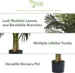 Nearly Natural 4ft Golden Cane Palm Artificial Tree - Image 4