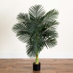 Nearly Natural 4ft Golden Cane Palm Artificial Tree - Image 10
