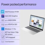 HP 15.6" FHD Laptop Computer for Home Business Student, Intel Processor (Beat i3-1115G4), 32GB DDR4 RAM, 1TB PCIe SSD, WiFi 6E, Bluetooth 5.3, Type-C, Webcam, Numeric Keypad, Silver, Windows 11 Pro - Image 3