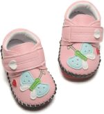 HsdsBebe Baby Boys Girls Pu Leather Hard Bottom Walking Sneakers Toddler Rubber Sole First Walkers Infant Cartoon Slippers Crib Shoes - Image 5