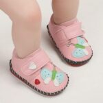 HsdsBebe Baby Boys Girls Pu Leather Hard Bottom Walking Sneakers Toddler Rubber Sole First Walkers Infant Cartoon Slippers Crib Shoes - Image 6