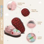 HsdsBebe Baby Boys Girls Pu Leather Hard Bottom Walking Sneakers Toddler Rubber Sole First Walkers Infant Cartoon Slippers Crib Shoes - Image 7