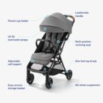 Graco Ready2Jet Compact Stroller – Overhead Friendly Compact Travel Stroller with Automatic Fold, Kingston - Image 7