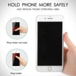 Magnetic Phone Handle Compatible with Phones, Foldable Phone Grip Stand for Smart Phones, Tablet Computers and Mobile Phone Accessories - Transparent Glitter Resin Pure White - Image 6