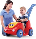 Step2 Push Around Buggy Kids Push Car, Ride On Toy, Stroller Substitute, Includes Seat Belt & Horn, Made of Durable Plastic, Max Weight 50 lbs., For Toddlers 1.5-4 Years Old, Red - Image 5
