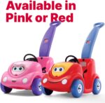 Step2 Push Around Buggy Kids Push Car, Ride On Toy, Stroller Substitute, Includes Seat Belt & Horn, Made of Durable Plastic, Max Weight 50 lbs., For Toddlers 1.5-4 Years Old, Red - Image 8