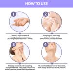 Korean Neck Firming Cream 1.7 fl oz – Peptide & Adenosine Tightening Cream with Hyaluronic Acid – Made in Korea – For Deep Neck Wrinkles, Loose Skin & Neckline Care - Image 3