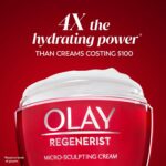 Olay Face Moisturizer, Regenerist Micro-Sculpting Cream for Women, Fragrance-Free - Hydrating, Anti-Aging, Anti-Wrinkle, Firming Skin Care - Hyaluronic Acid, Niacinamide, Amino Peptides, 1.7 Oz - Image 8