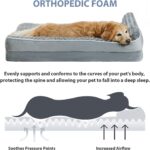 BFPETHOME Orthopedic Dog Beds for Large Dogs-Waterproof Sofa Dog Bed with Removable Washable Cover, Big Pet Bed with Waterproof Lining and Nonskid Bottom,Pet Bed for Large Dogs - Image 4