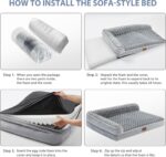 BFPETHOME Orthopedic Dog Beds for Large Dogs-Waterproof Sofa Dog Bed with Removable Washable Cover, Big Pet Bed with Waterproof Lining and Nonskid Bottom,Pet Bed for Large Dogs - Image 6
