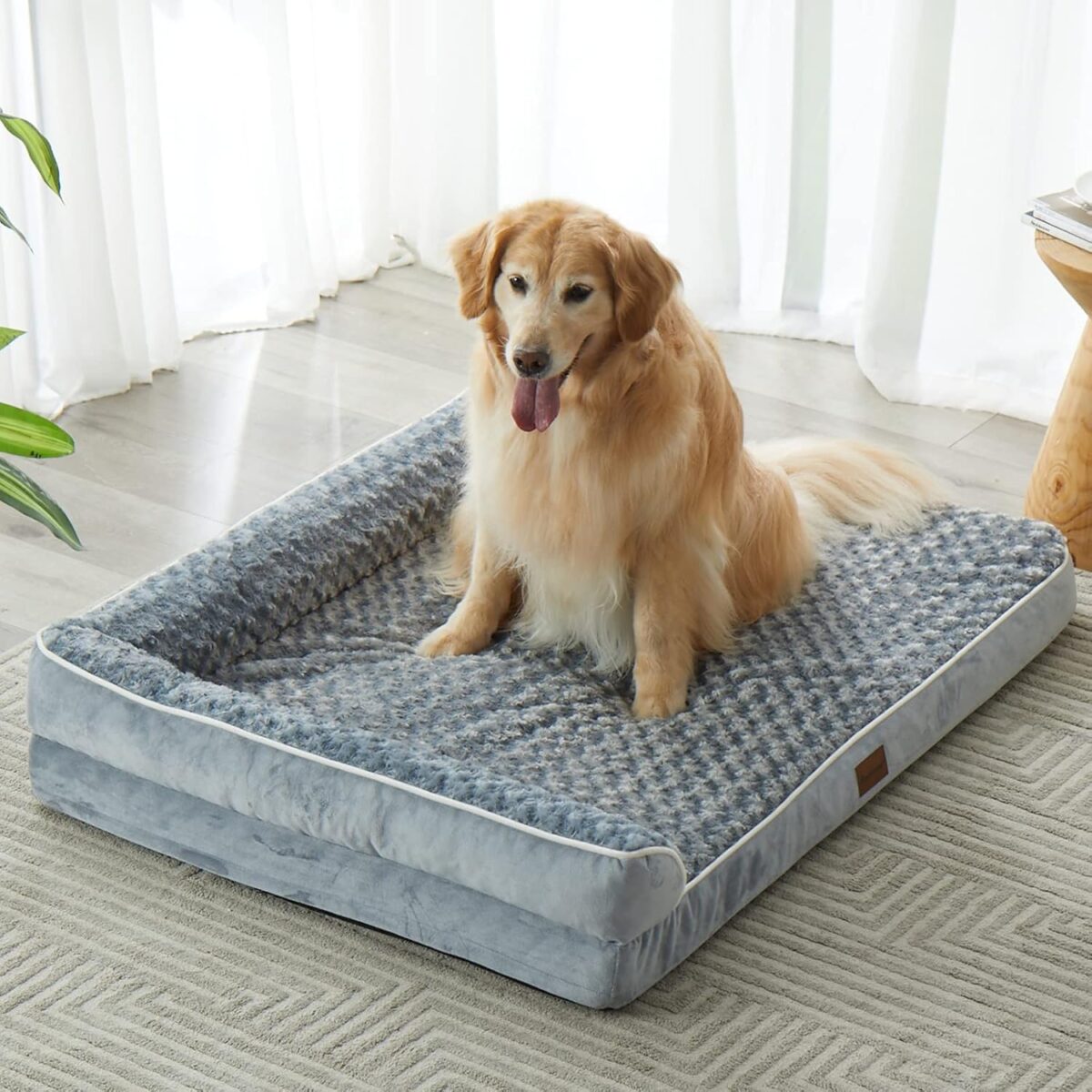BFPETHOME Orthopedic Dog Beds for Large Dogs-Waterproof Sofa Dog Bed with Removable Washable Cover, Big Pet Bed with Waterproof Lining and Nonskid Bottom,Pet Bed for Large Dogs - Image 8