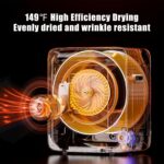 Auertech Portable Washer and Dryer Combo Set, 18 lbs Fully Automatic Washing Machine, 10 lbs Portable Dryers, Compact Washer and Dryer for Apartment, RV, Dorm - Image 7