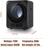 Auertech Portable Washer and Dryer Combo Set, 18 lbs Fully Automatic Washing Machine, 10 lbs Portable Dryers, Compact Washer and Dryer for Apartment, RV, Dorm - Image 8