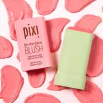 Pixi On-the-Glow Blush - Fleur, Hydrating Tinted Moisture Blush Stick with Ginseng, Aloe Vera & Fruit Extracts, For Cheeks & Lips, 19g / 0.6oz, Paraben-Free - Image 4