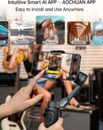 Phone Gimbal Stabilizer 3-Axis Smartphone Foldable Handheld Gimbal for iPhone with Focus Wheel TikTok YouTube Vlog Stabilizer for iPhone16 15 14 13 12 Pro Max Android-Smart XE - Image 6