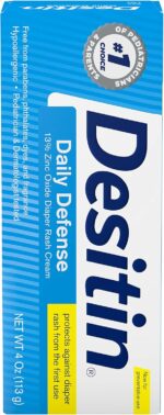 Desitin Daily Defense Baby Diaper Rash Cream with Zinc Oxide to Treat, Relieve & Prevent diaper rash, Hypoallergenic, Dye-, Phthalate- & Paraben-Free, 4 oz - Image 12