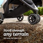 Graco Outpace LX All-Terrain 3-Wheel Baby Stroller, Cohen €” Compatible for Travel System, Easy One-Hand Fold, in-Seat Suspension for Comfortable Ride, Never-Flat Rubber Tires - Image 3