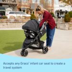Graco Outpace LX All-Terrain 3-Wheel Baby Stroller, Cohen €” Compatible for Travel System, Easy One-Hand Fold, in-Seat Suspension for Comfortable Ride, Never-Flat Rubber Tires - Image 6