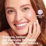 Physicians Formula Happy Booster Glow & Mood Boosting Blush, Silky Smooth Formula, Hypoallergenic, Blends Easily with Radiant Finish – Natural - Image 4