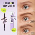 Maybelline Super Lock Brow Glue Eyebrow Gel, Lightweight Brow Gel For Up To 24HR Hold, Clear, 1 Count - Image 6