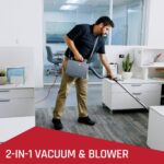 Hoover Commercial PORTAPOWER Lightweight Canister Vacuum Cleaner with Attachments, Portable Carriable Handheld Small Professional Grade Bagged, 8 Pounds, CH30000, Black - Image 3