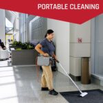 Hoover Commercial PORTAPOWER Lightweight Canister Vacuum Cleaner with Attachments, Portable Carriable Handheld Small Professional Grade Bagged, 8 Pounds, CH30000, Black - Image 4