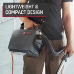 Hoover Commercial PORTAPOWER Lightweight Canister Vacuum Cleaner with Attachments, Portable Carriable Handheld Small Professional Grade Bagged, 8 Pounds, CH30000, Black - Image 7