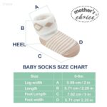 Mother's Choice Organic Cotton Baby Socks, 12 Pairs, Unisex 0-6 Months - Soft, Hypoallergenic Newborn & Infant Socks - Baby Girl & Boy Gifts, (12Pcs, Brown) - Image 10