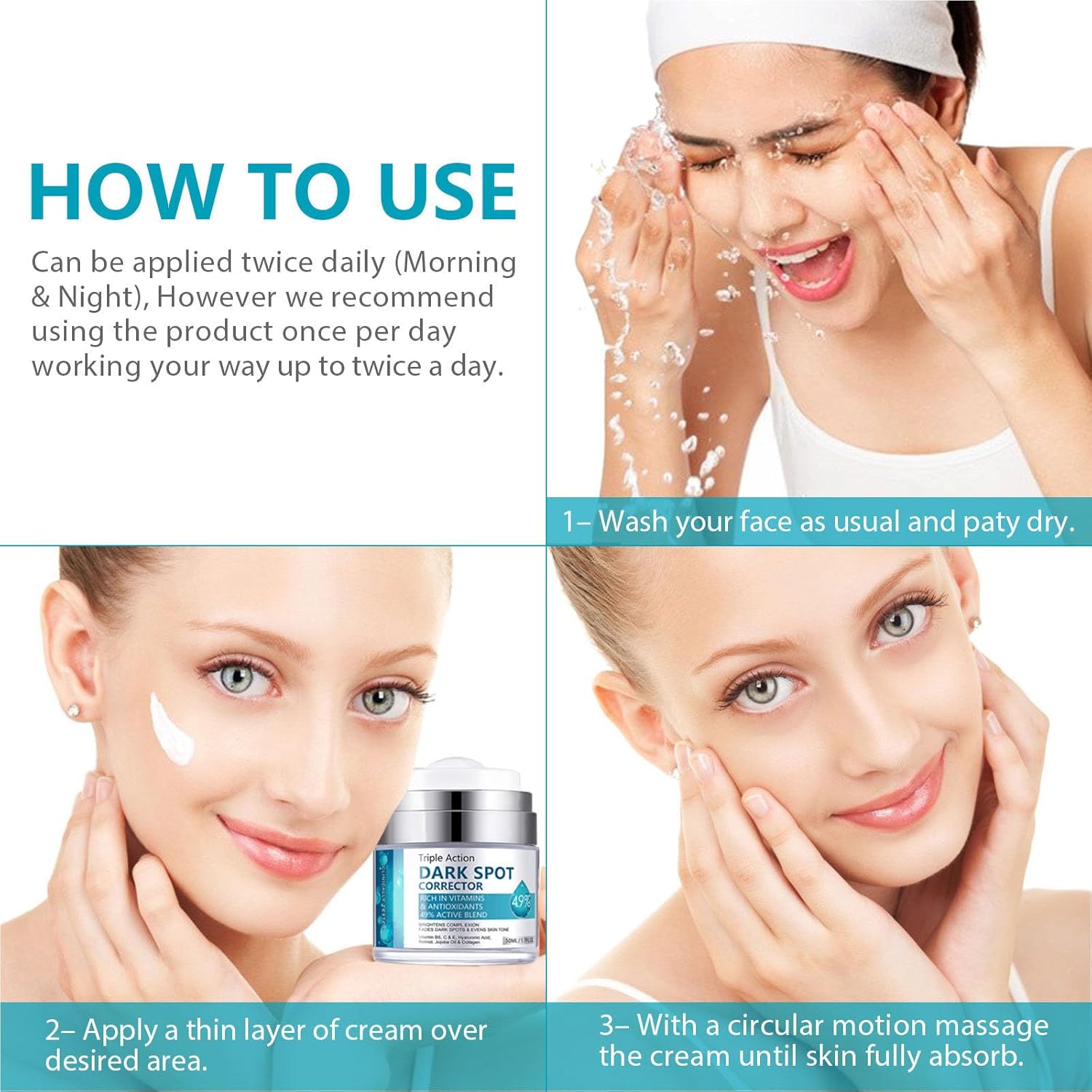 Dark Spot Remover for Face and Body, Dark Spot Corrector Cream, Dark Spot Corrector Cream for Age Spot, Blemish Spot, Melasma, Freckle, Sun Spots Remover & Blemish Reducer for Women Men - Image 8